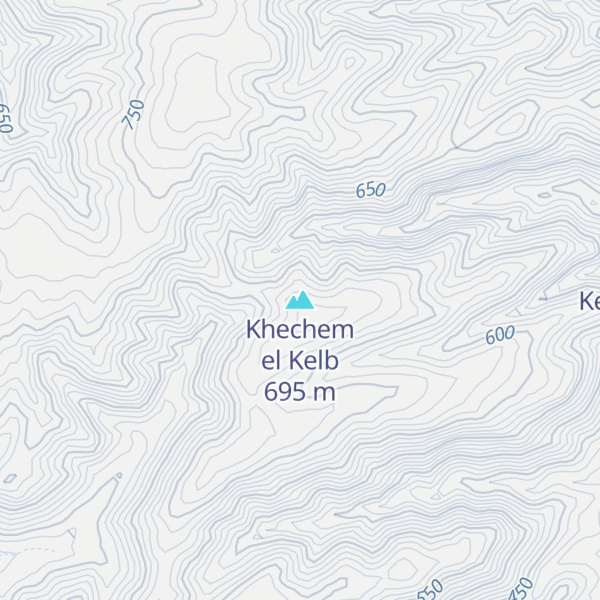 Map of Khechem el Kelb