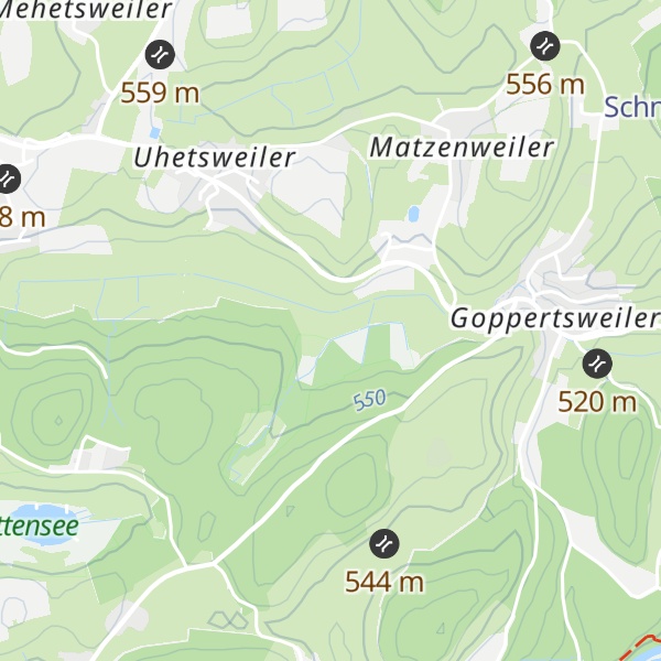 Map of Hüttenwiesen