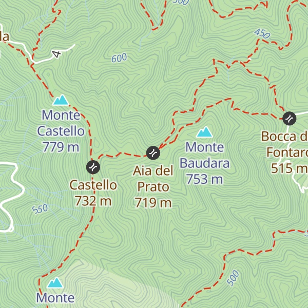Map of Baracca di Giò