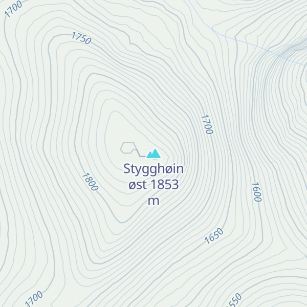 Map of Stygghøin øst