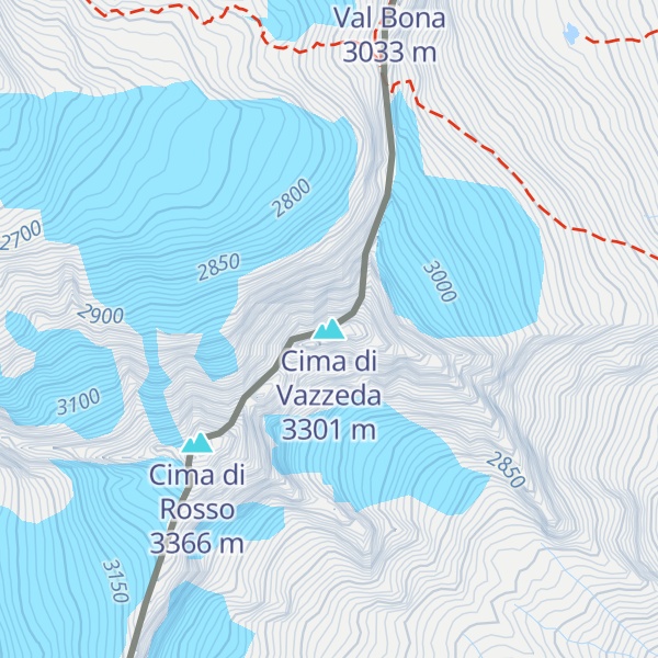 Map of Cima di Vazzeda