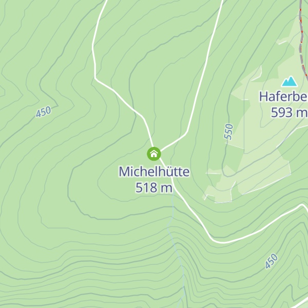 Map of Michelhütte