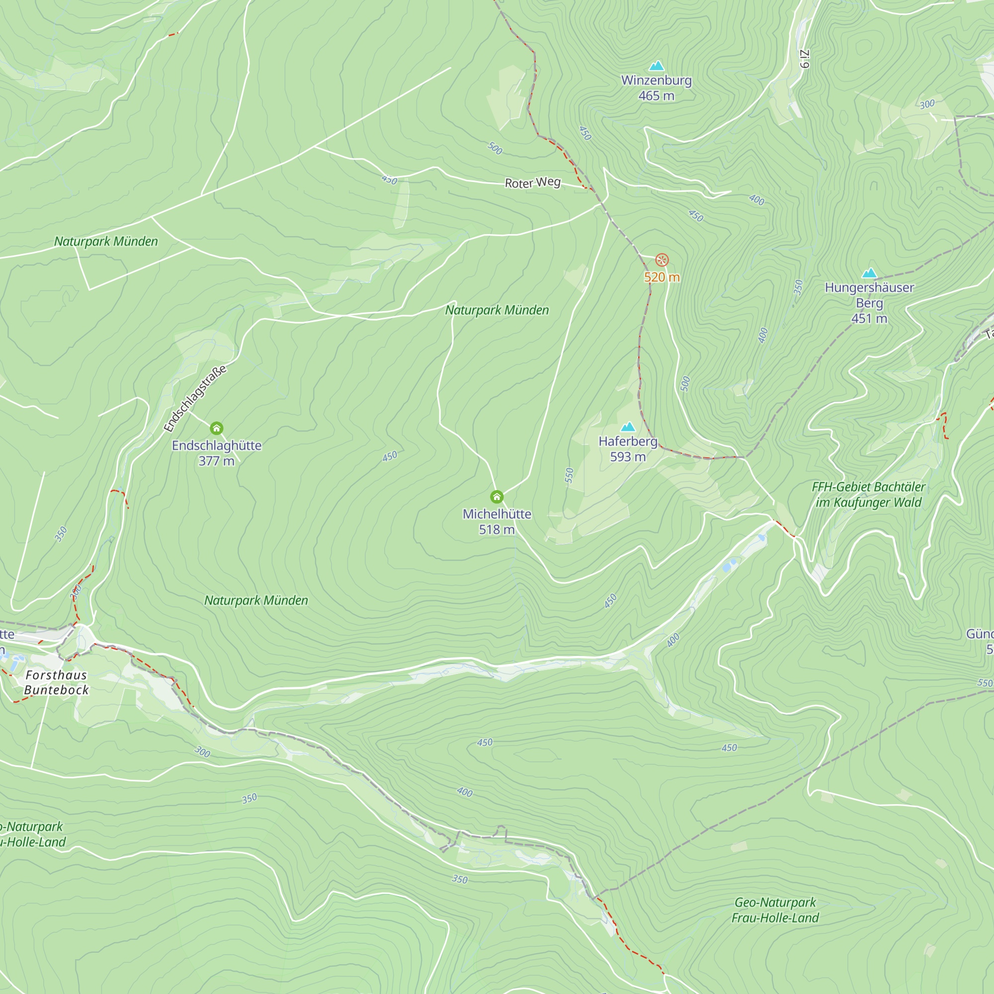 Michelhütte map