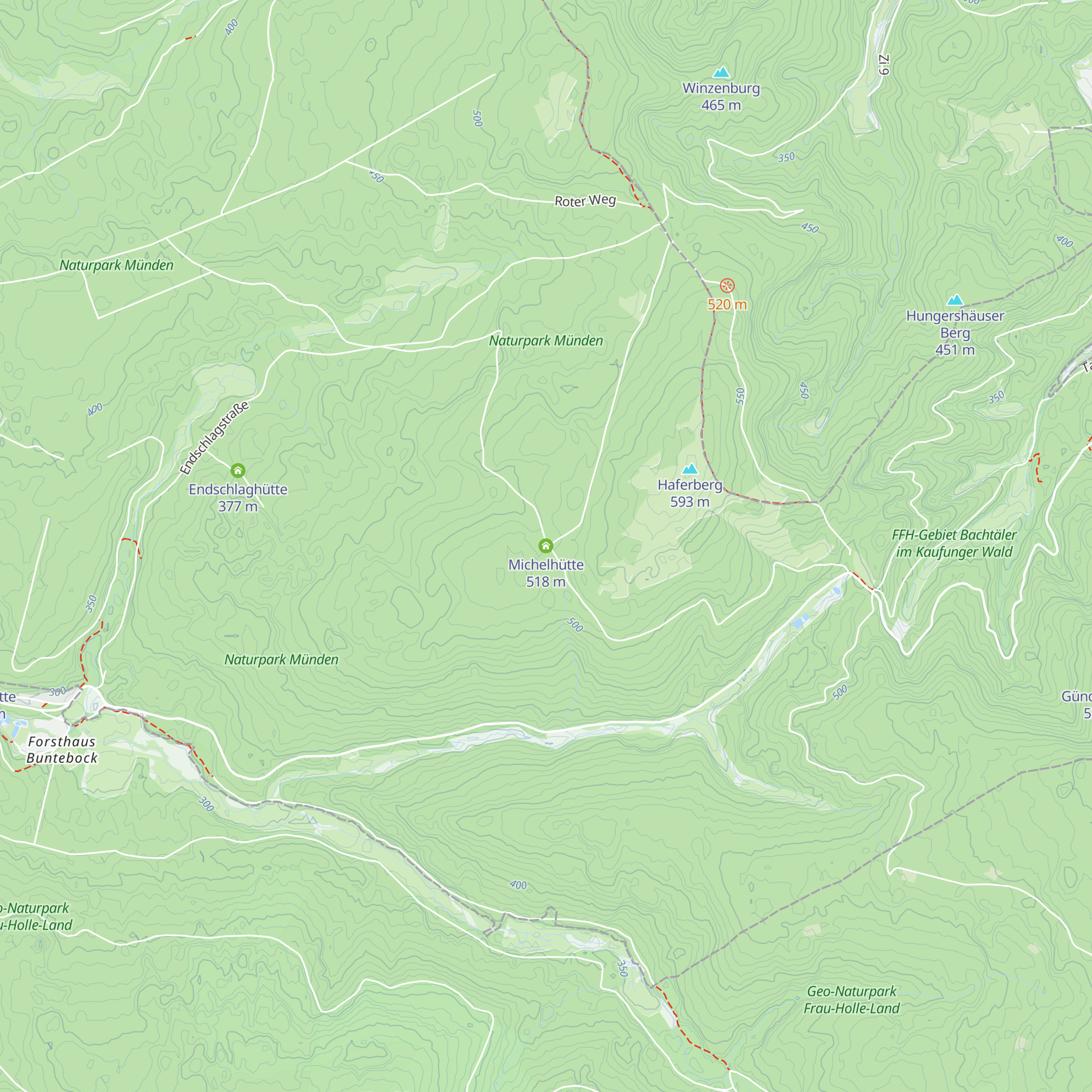 Michelhütte map