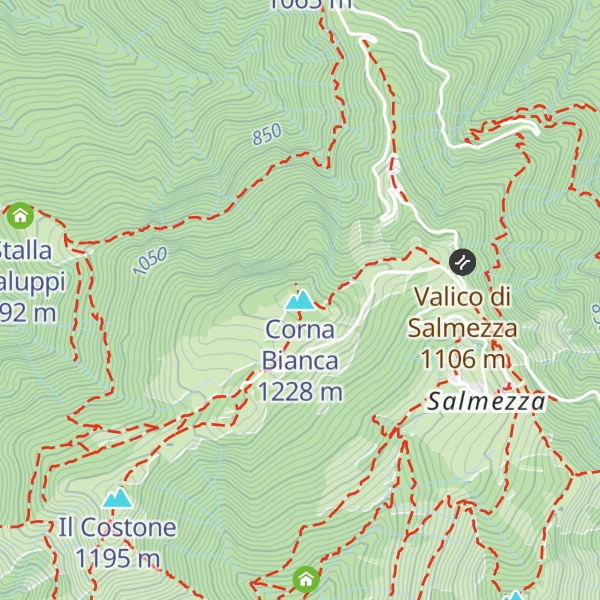 Map of Corna Bianca