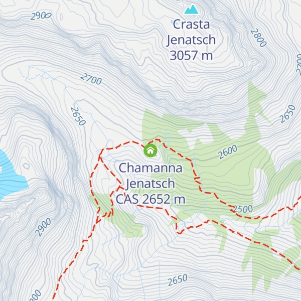 Map of Chamanna Jenatsch CAS