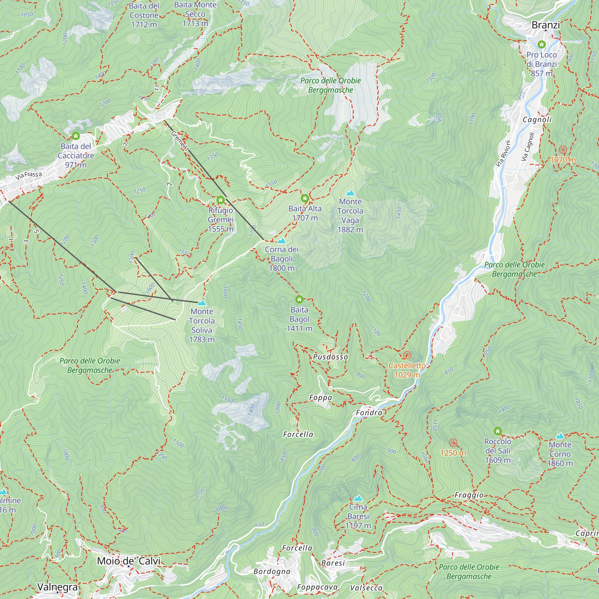 Baita Bagol map