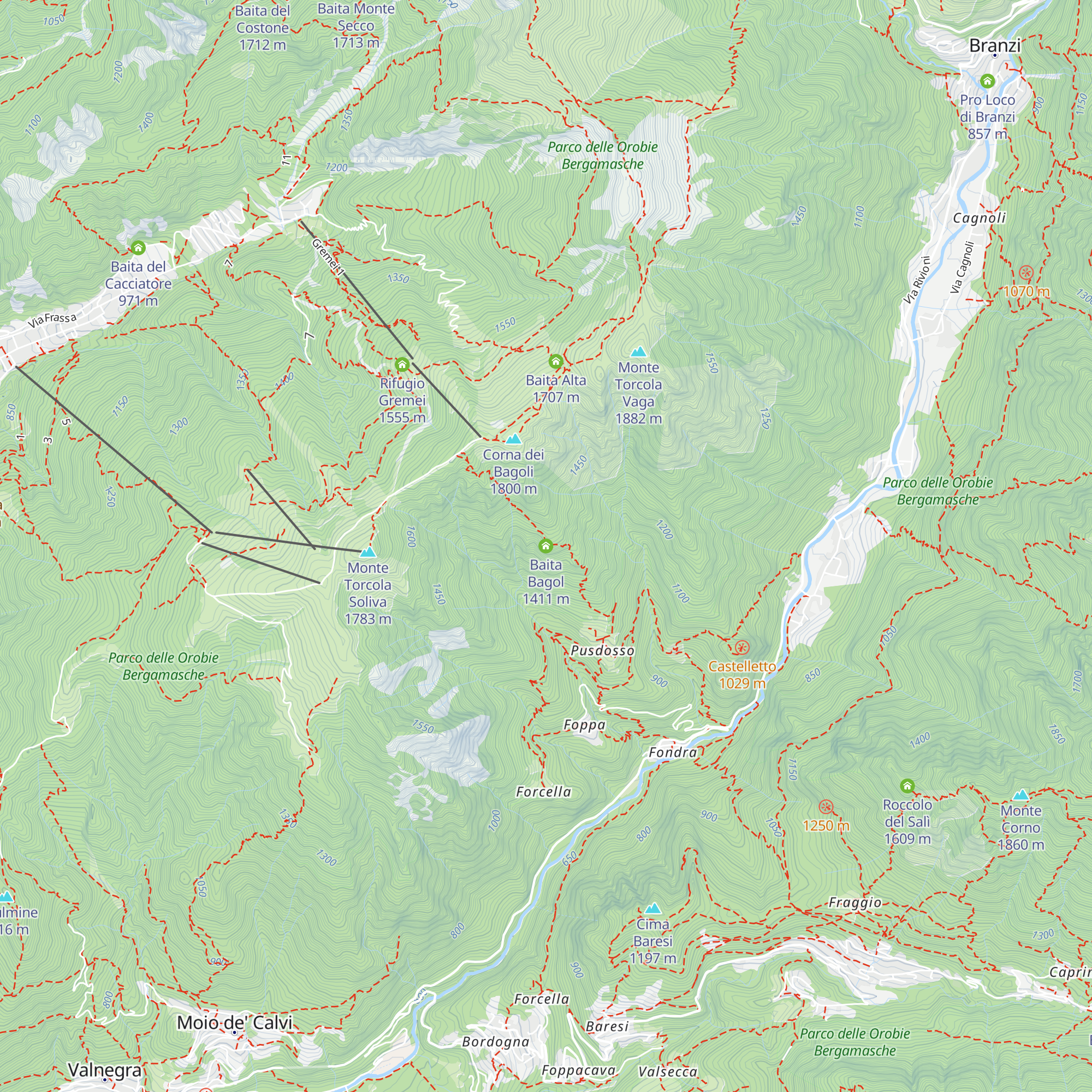 Baita Bagol map