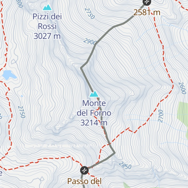 Map of Monte del Forno