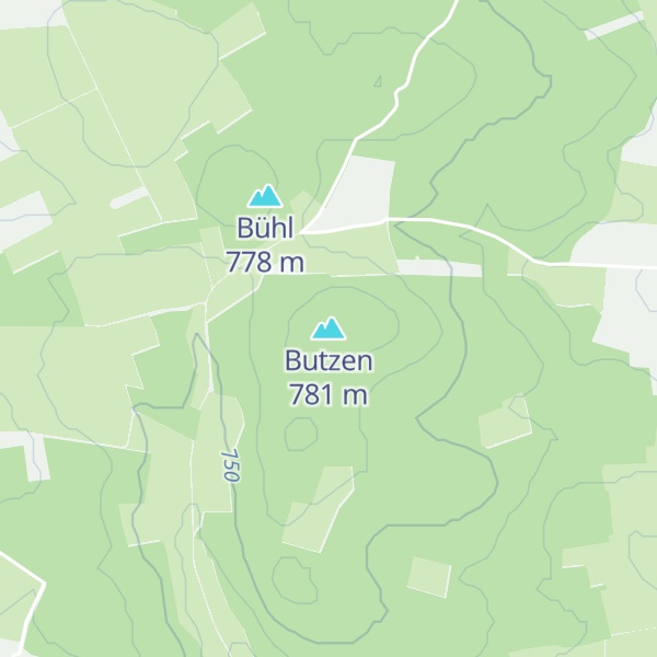 Map of Butzen