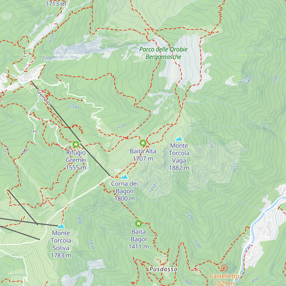 Baita Alta map
