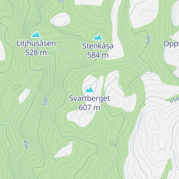 Map of Svartberget