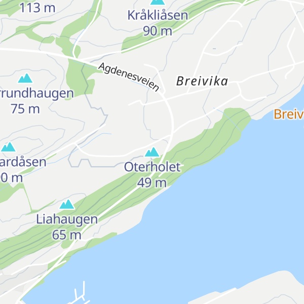Map of Oterholet