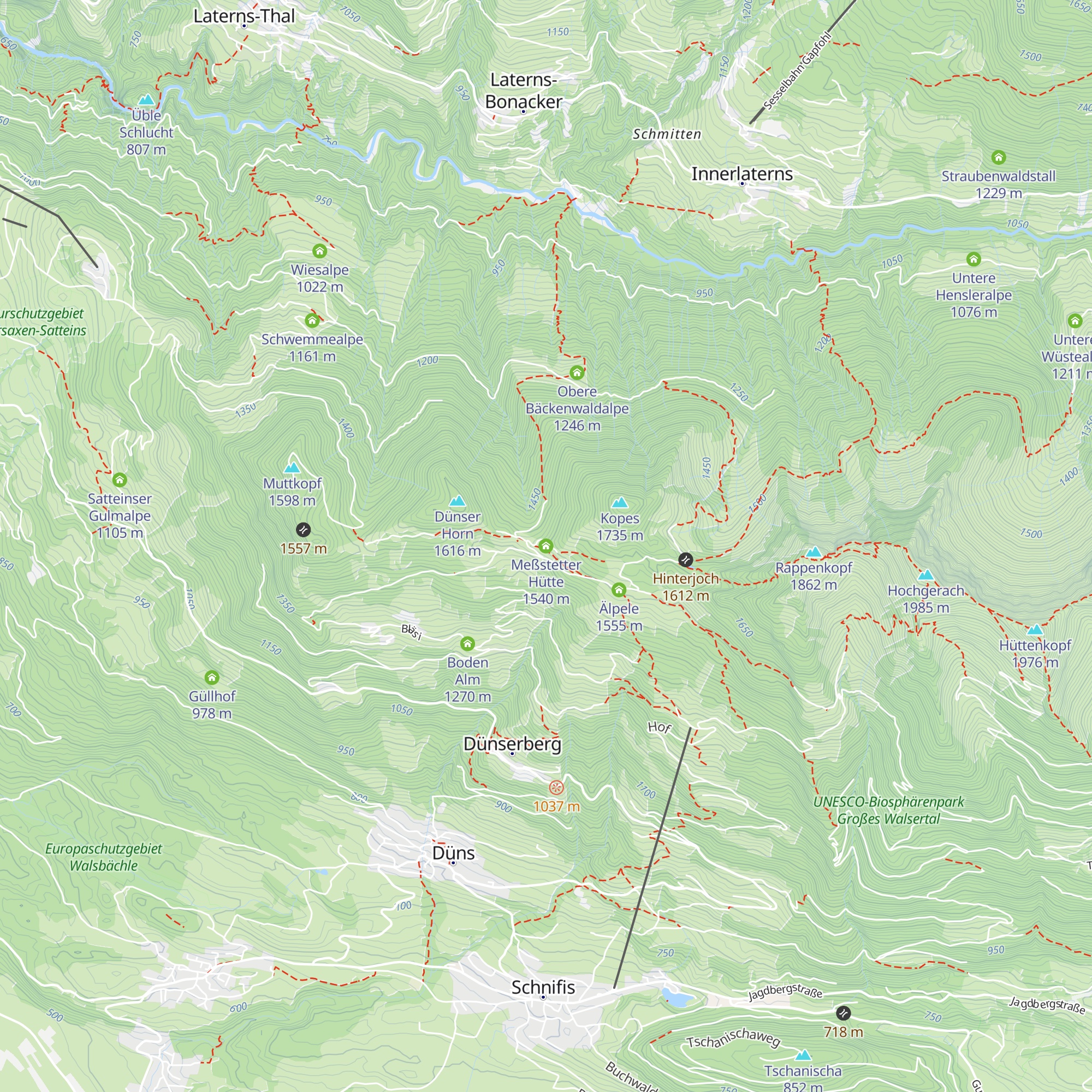 Meßstetter Hütte map