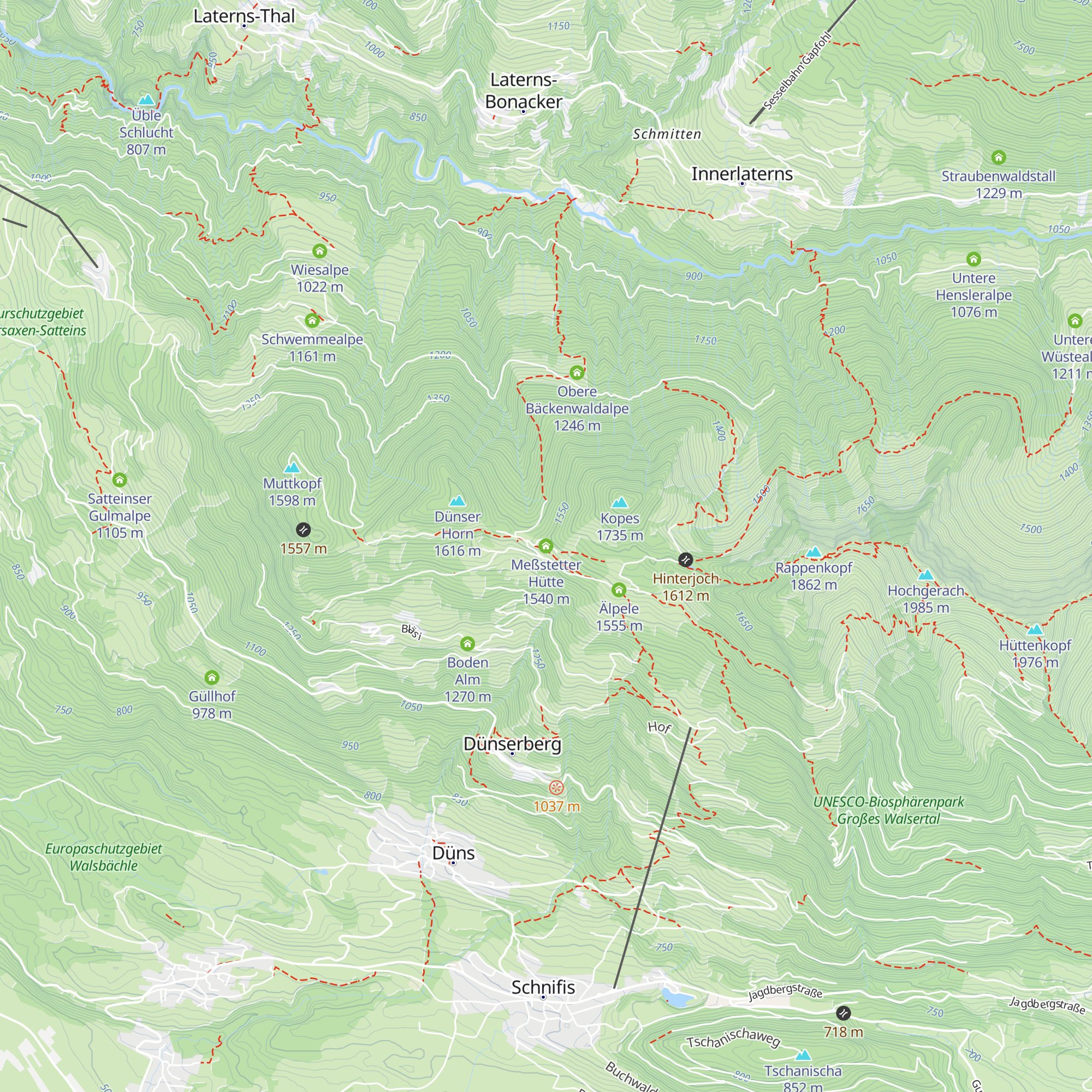 Meßstetter Hütte map