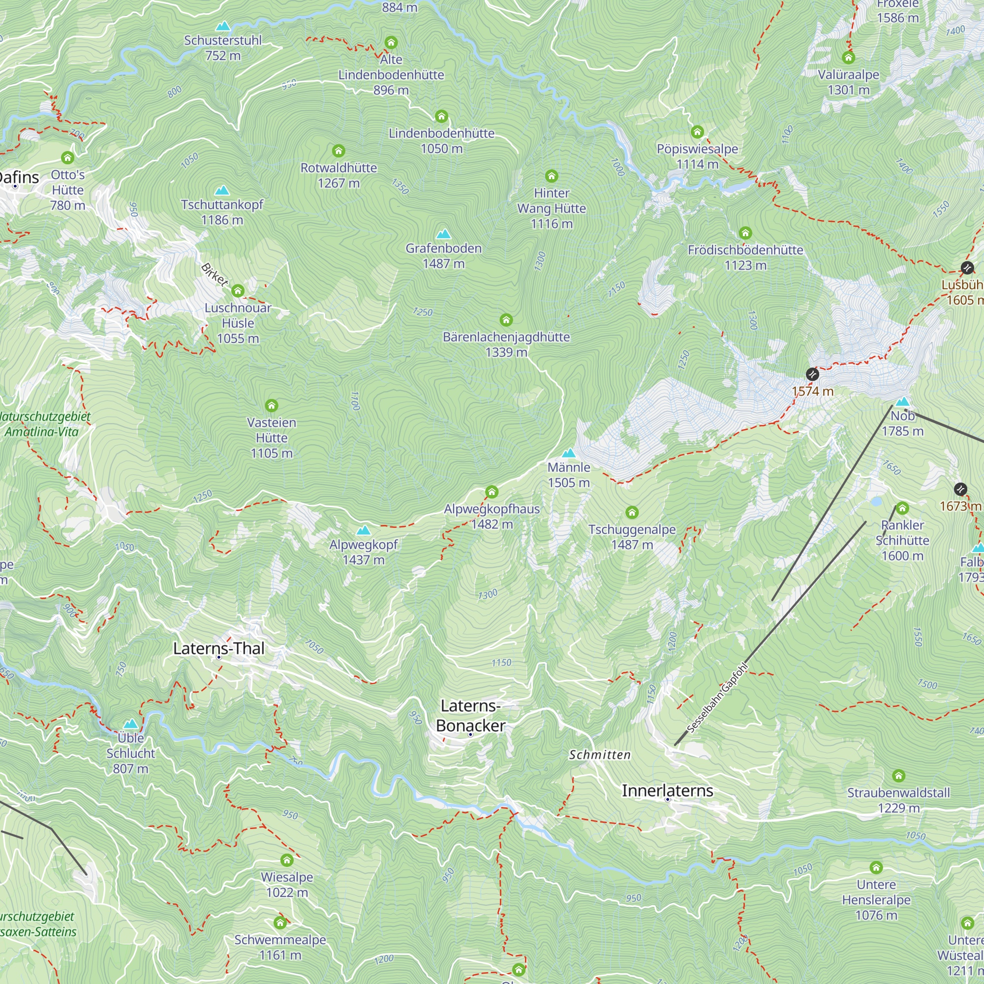 Alpwegkopfhaus map