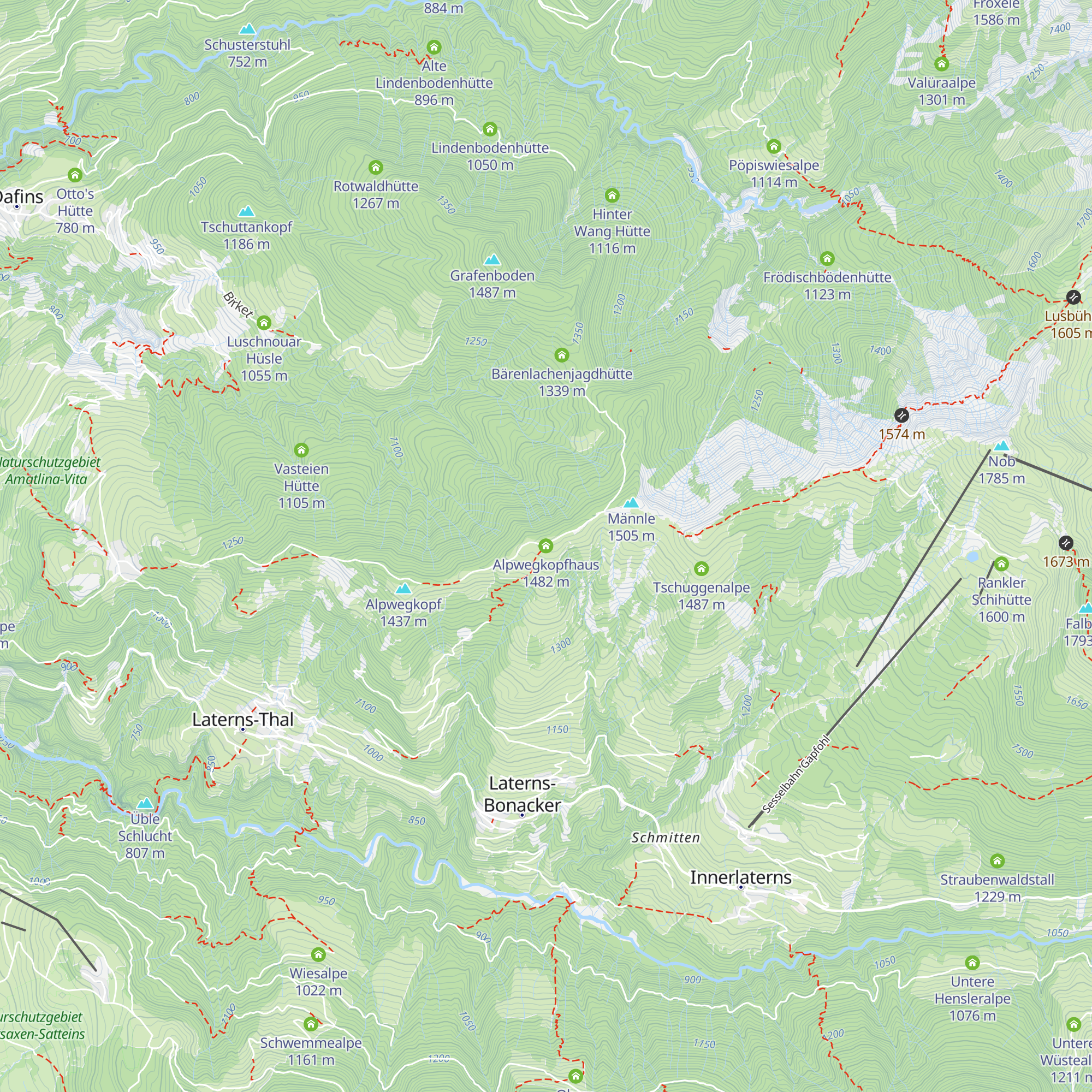 Alpwegkopfhaus map