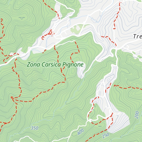 Map of Monte Castellaro di Pignone
