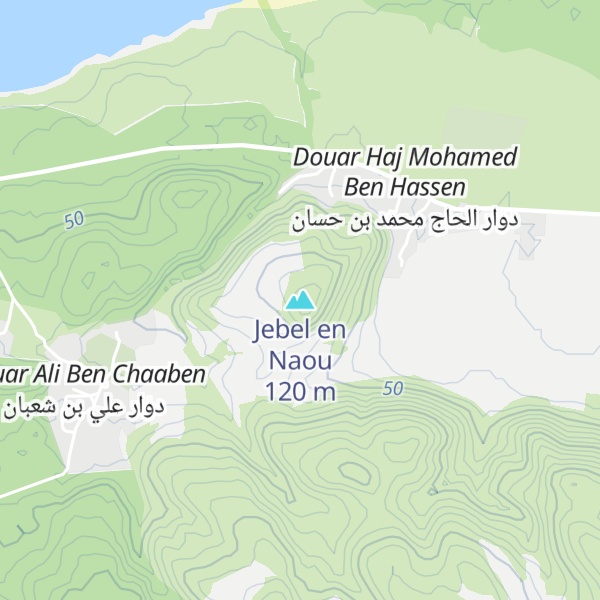 Map of Jebel en Naou