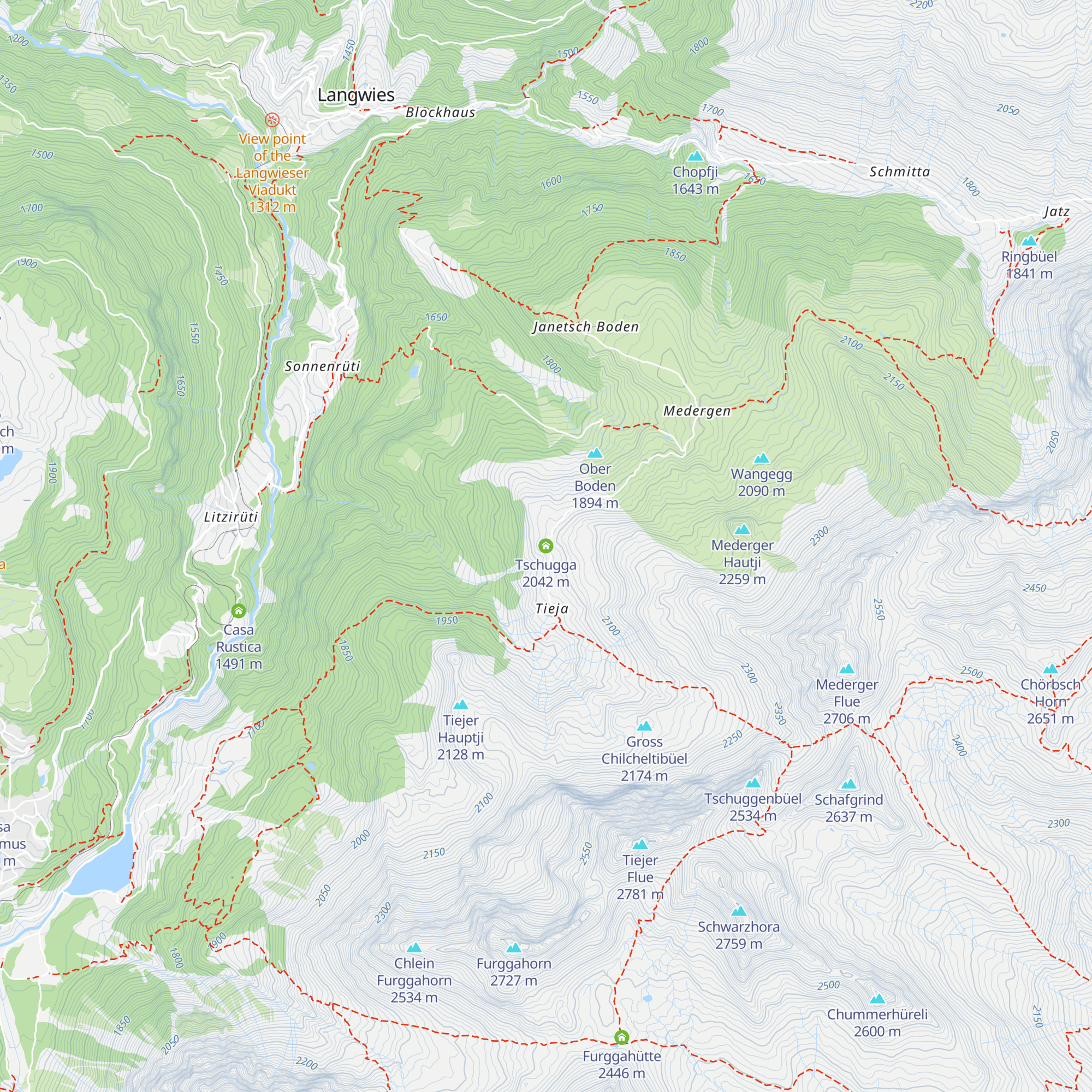 Tschugga map