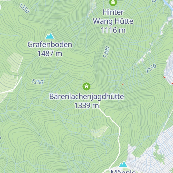 Map of Bärenlachenjagdhütte