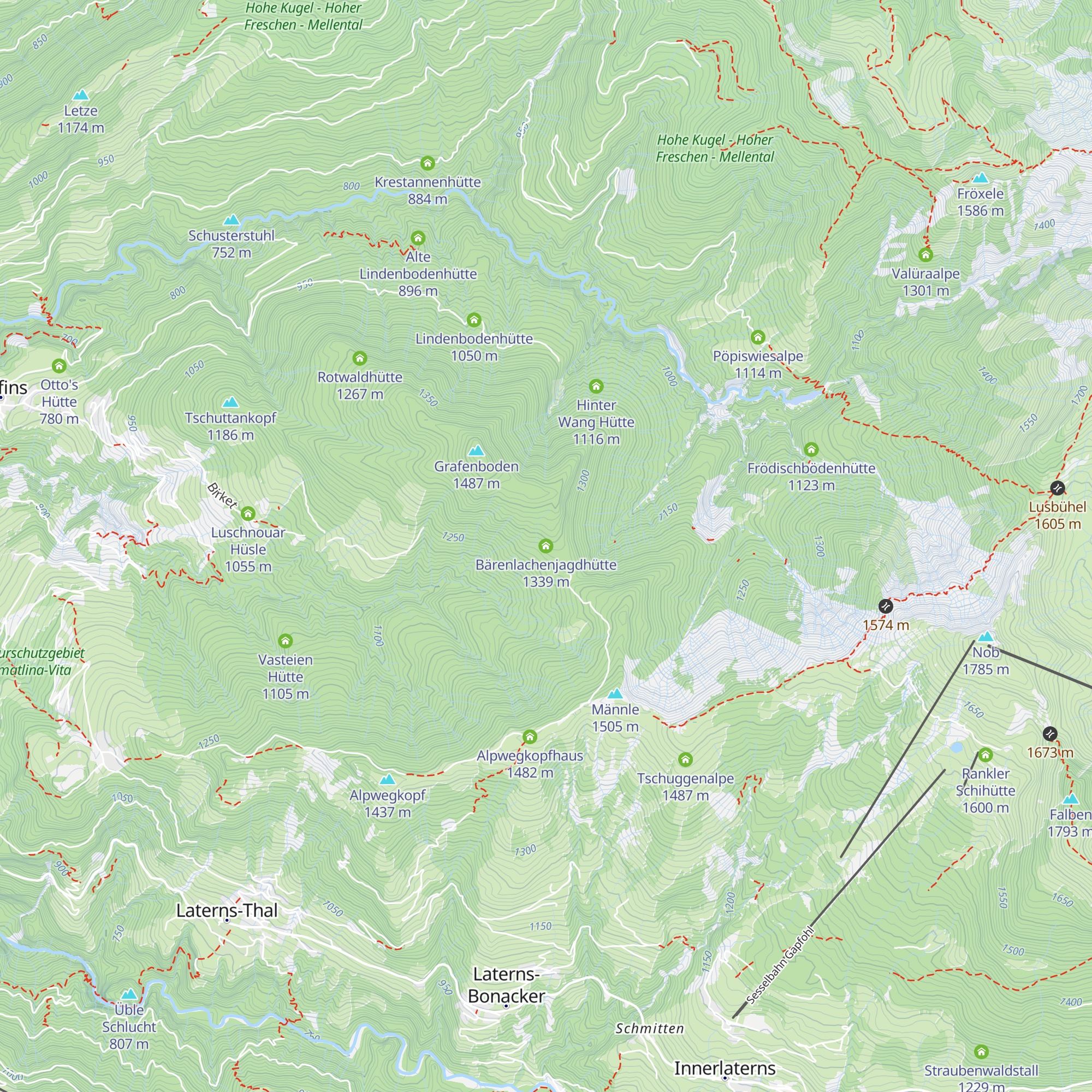 Bärenlachenjagdhütte map