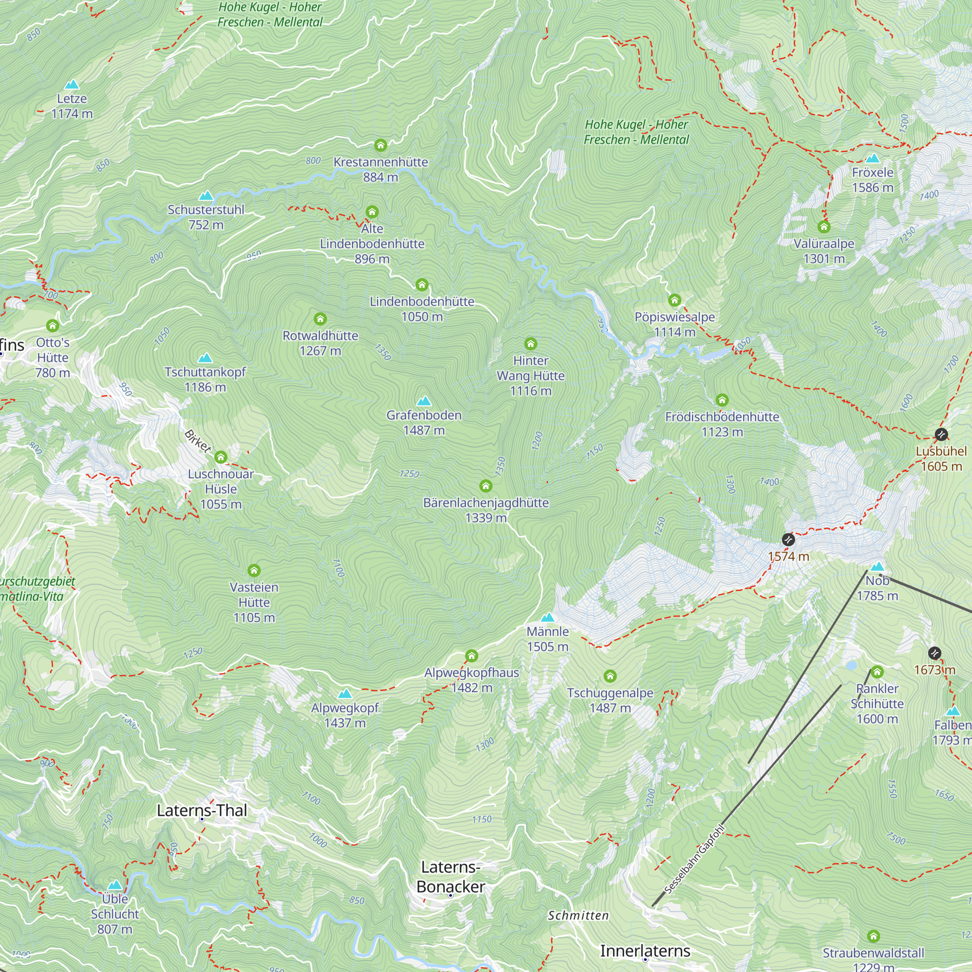 Bärenlachenjagdhütte map