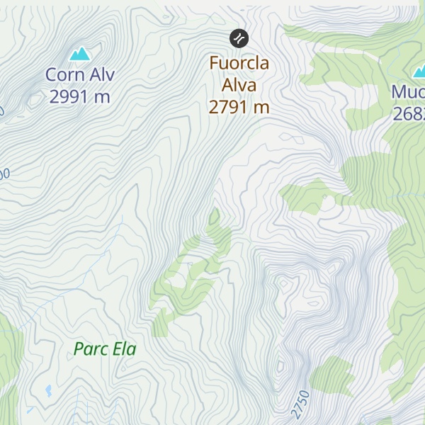 Map of Muot Cotschen