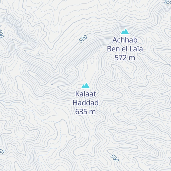 Map of Kalaat Haddad