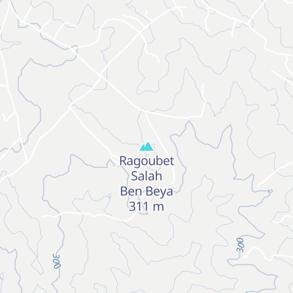 Map of Ragoubet Salah Ben Beya
