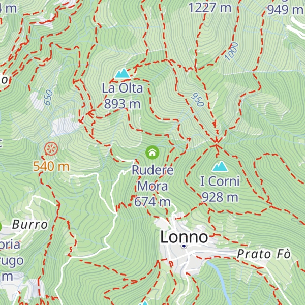 Map of Rudere Mora
