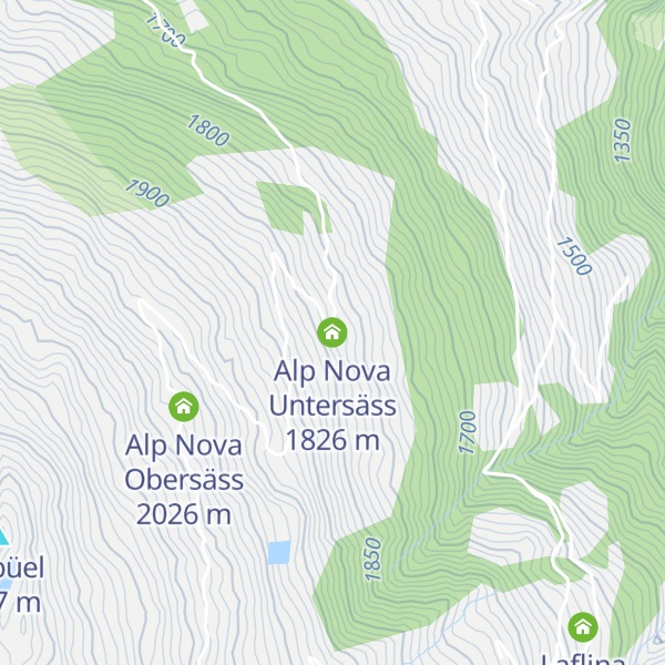 Map of Alp Nova Untersäss
