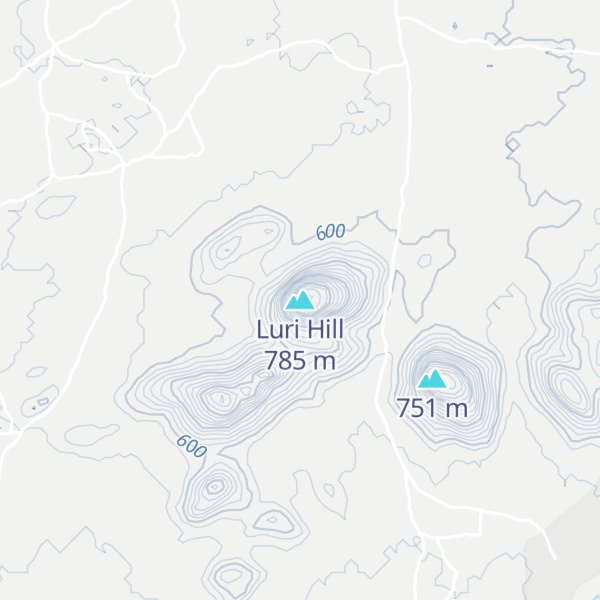 Map of Luri Hill