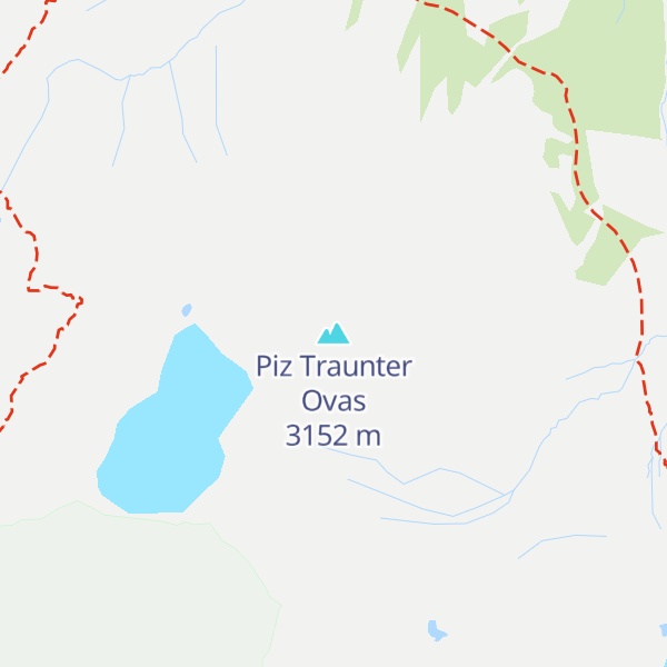 Map of Piz Traunter Ovas
