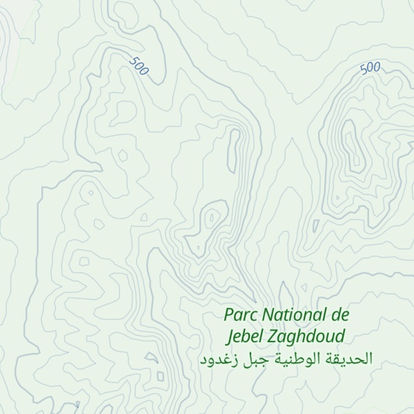 Map of Jebel Bou Ghouas