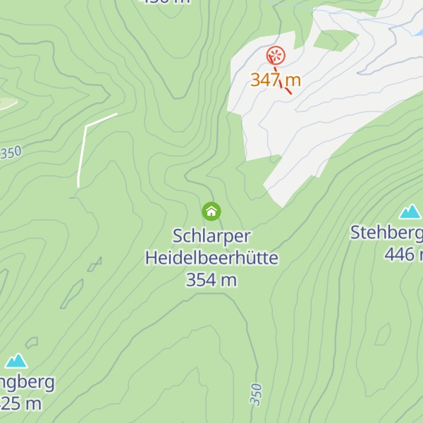 Map of Schlarper Heidelbeerhütte