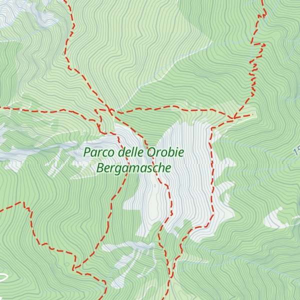 Map of Pizzo Badile Brembano