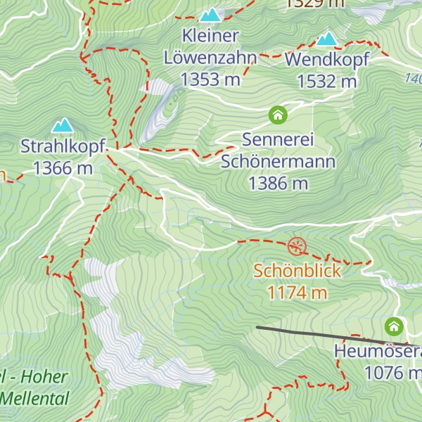 Map of Pfarrers Älpele