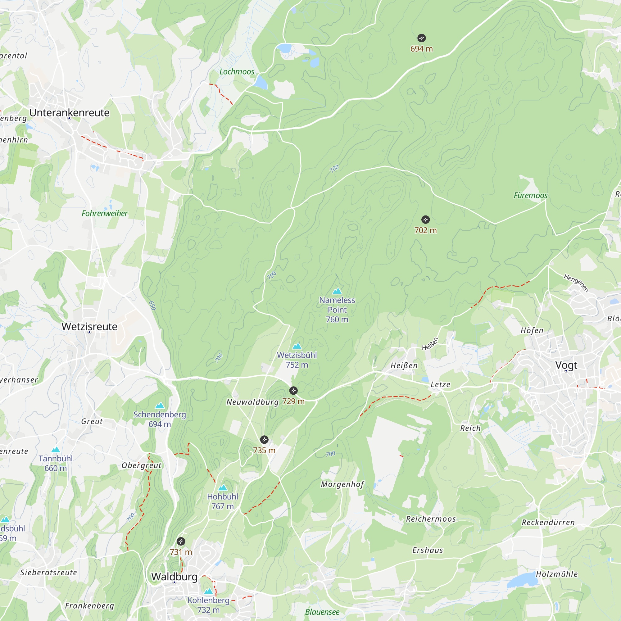 Allgäuertor Hütte map