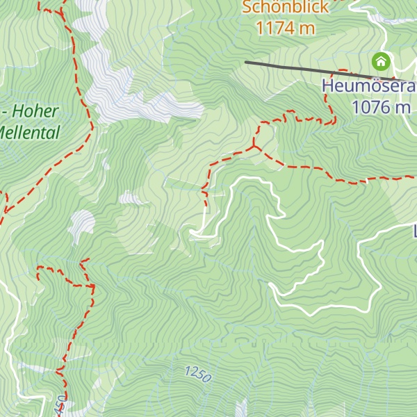 Map of Schneewaldalpe