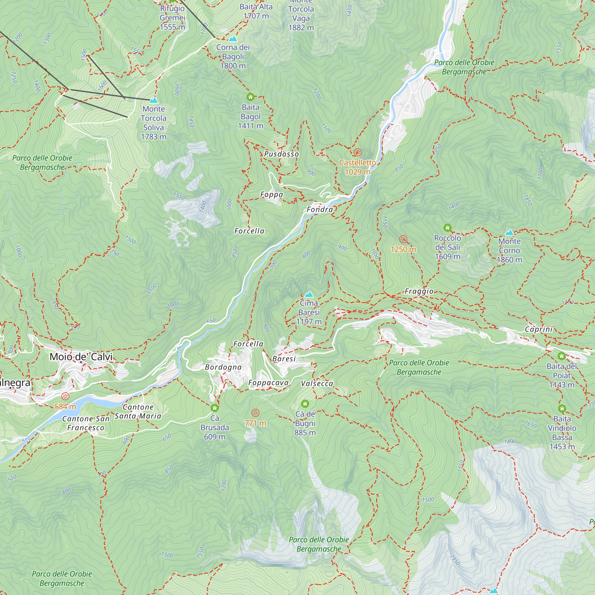 Roccolo dei Giustì map