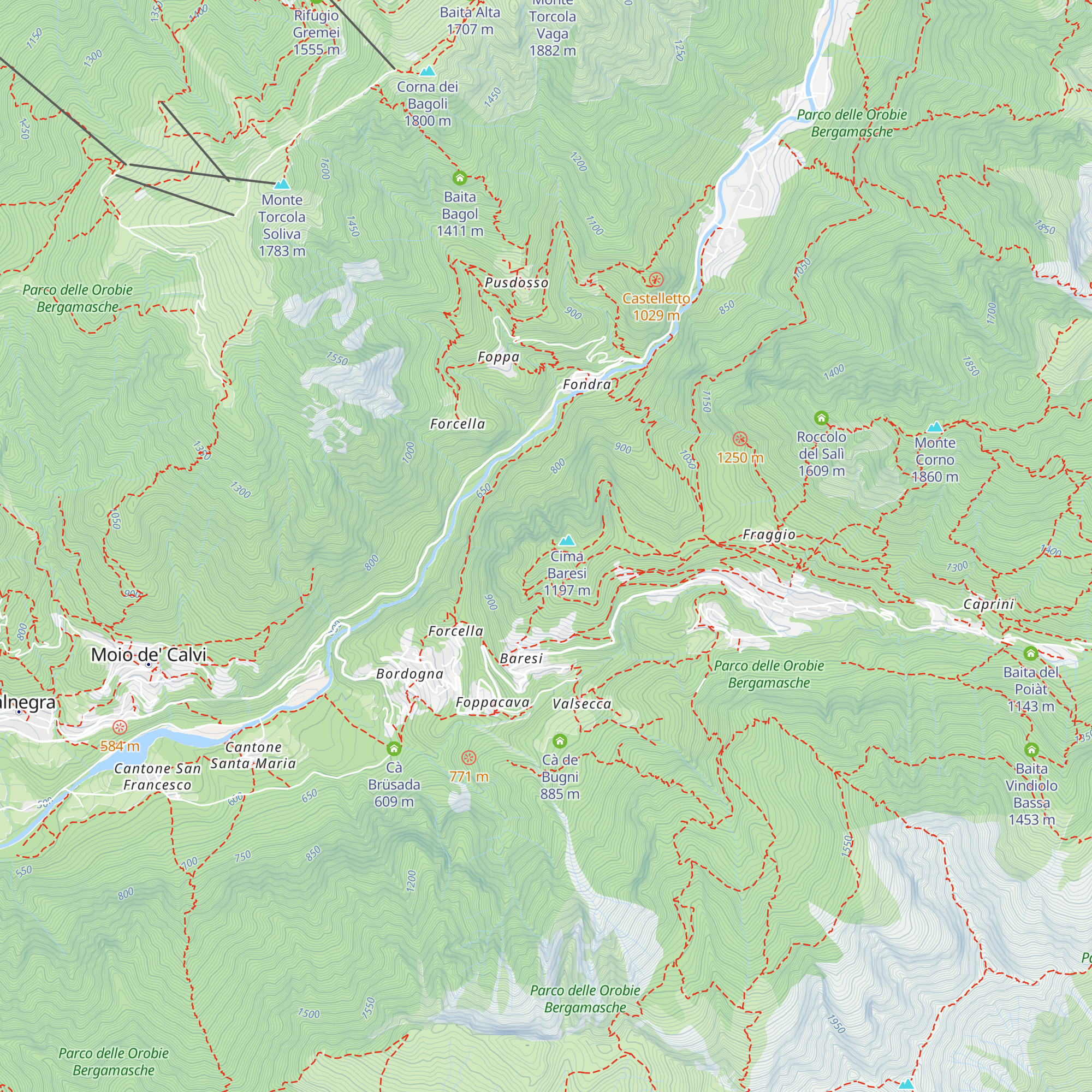 Roccolo dei Giustì map