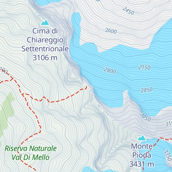 Map of Bivacco Odello Grandori