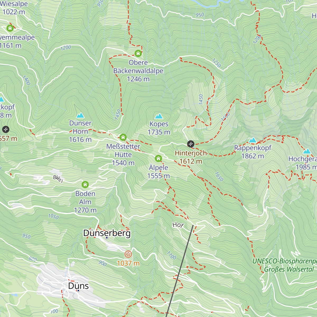 Älpele map