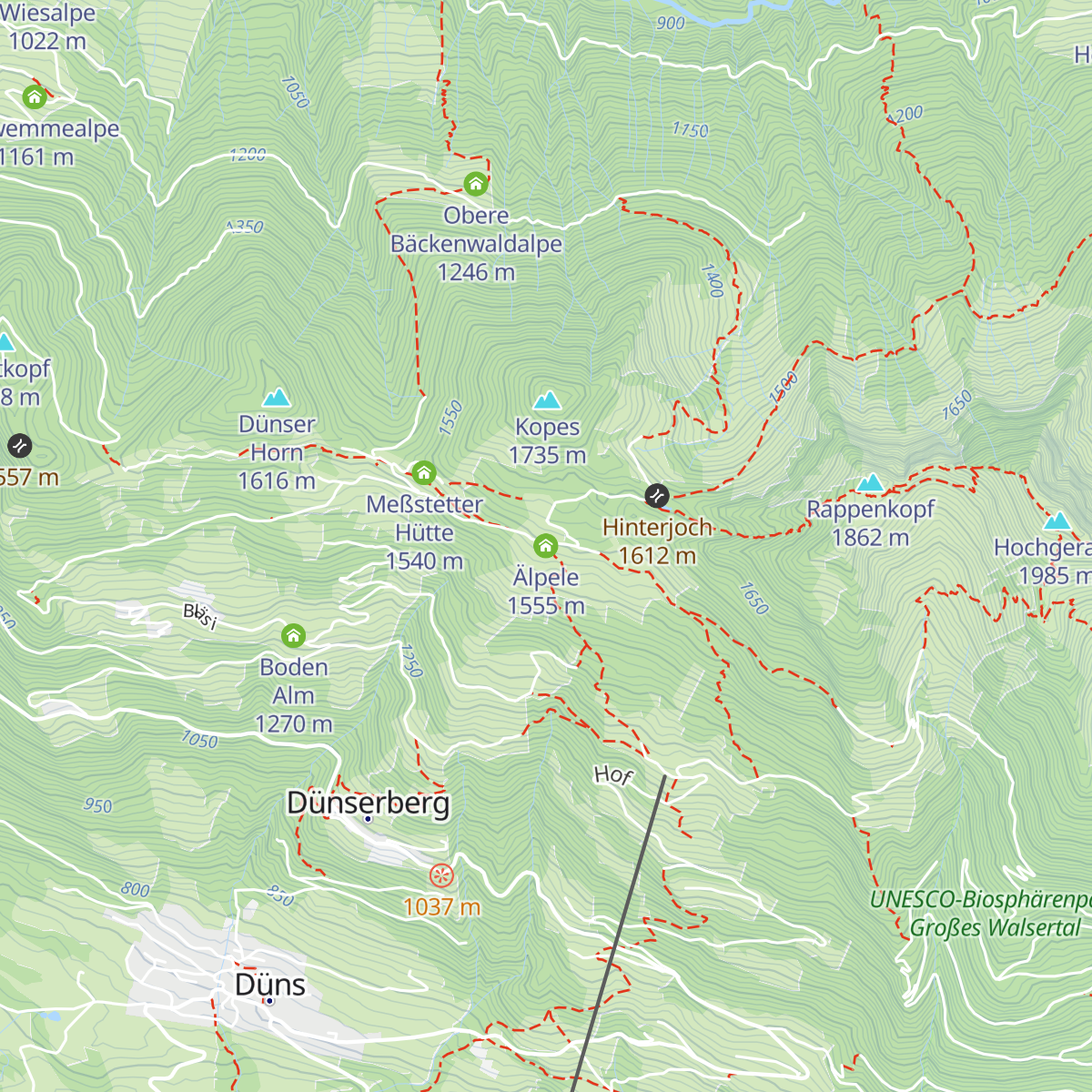 Älpele map