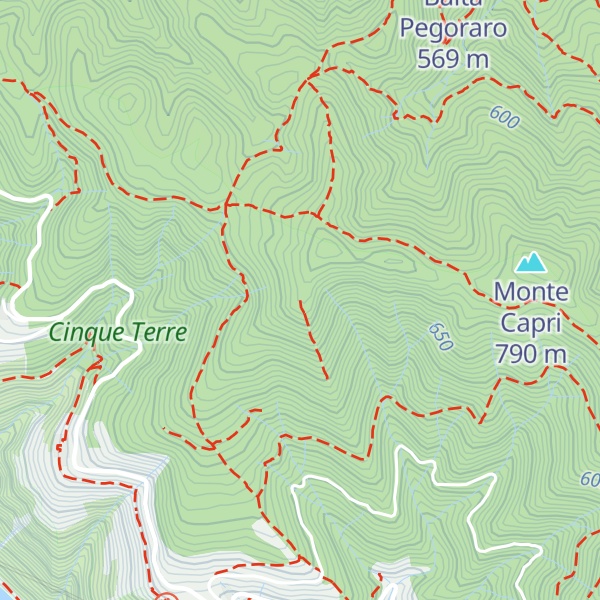 Map of Monte Le Croci
