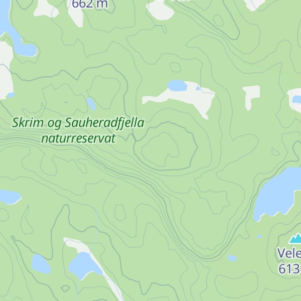 Map of Omholtfjellet