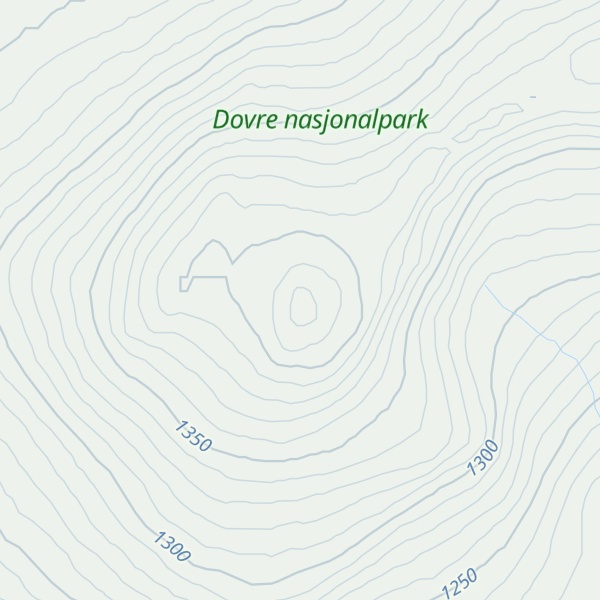 Map of Mesæterhøe