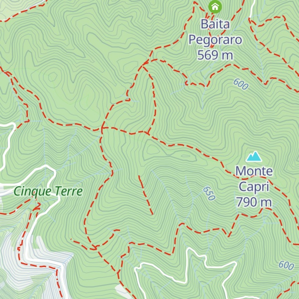 Map of Monte Cuna