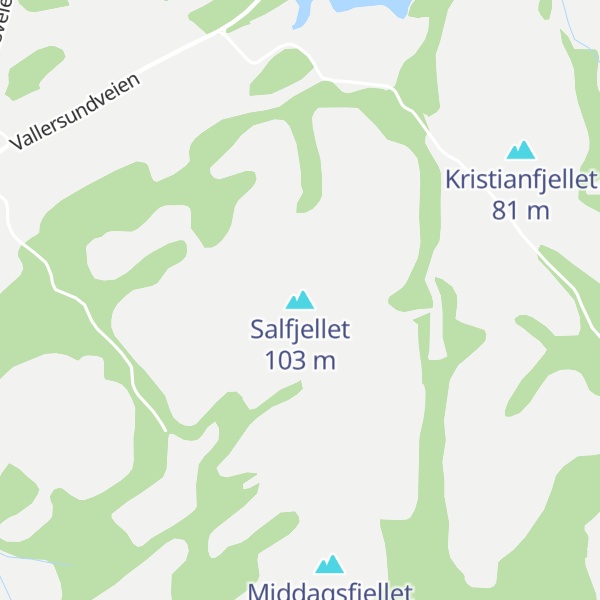 Map of Salfjellet
